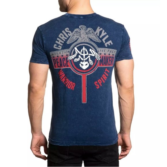 Affliction Other - AFFLICTION Men's T-Shirt S/S CK CROSSED TEE Black